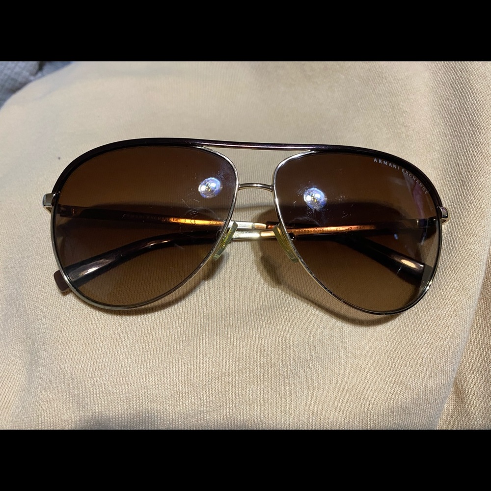 Sunglasses Brown & Gold frame